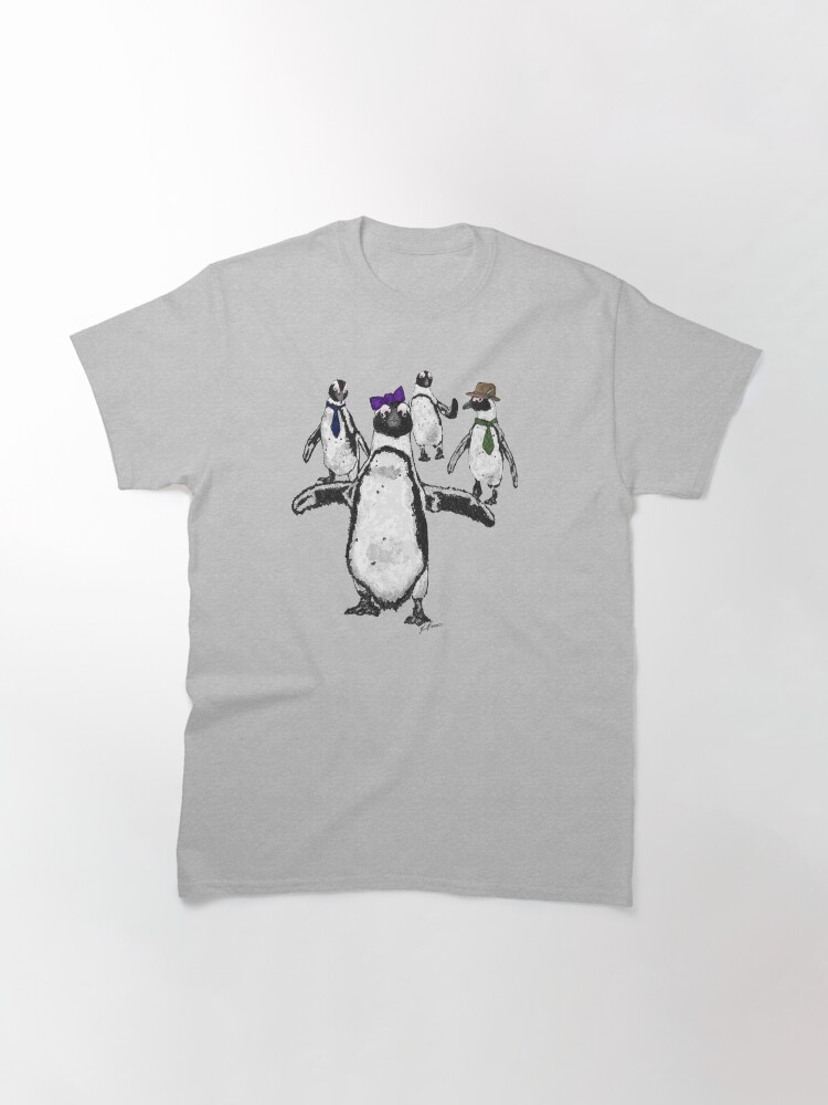 Thumbnail 3 of 7, Classic T-Shirt, Cool Penguin designed and sold by ImagineMeraki.