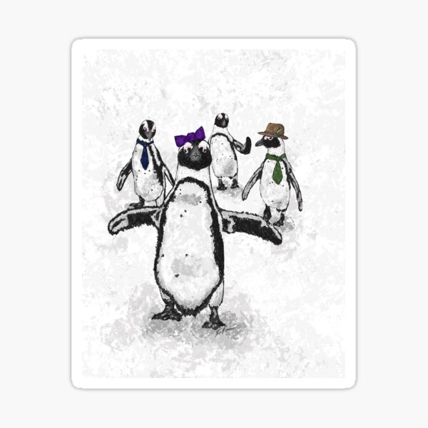Cool Penguin Sticker