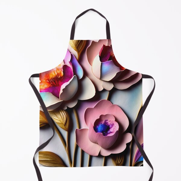 Item preview, 3D Watercolor flowers, dusty rose colors designed and sold by Inktown.