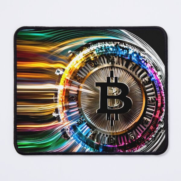 Item preview, Bitcoin logo in motion: An explosion of brilliance and energy. designed and sold by Jhuvel.