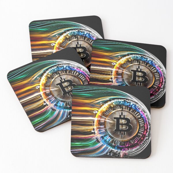 Item preview, Bitcoin logo in motion: An explosion of brilliance and energy. designed and sold by Jhuvel.