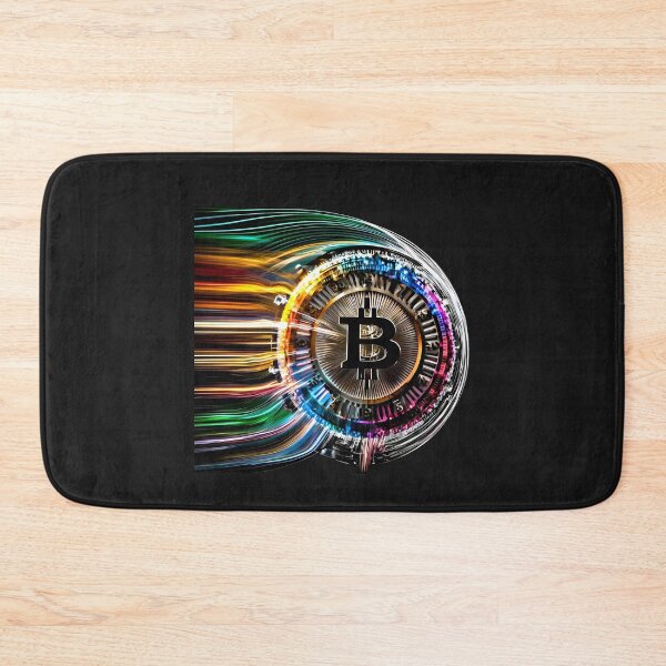 Item preview, Bitcoin logo in motion: An explosion of brilliance and energy. designed and sold by Jhuvel.