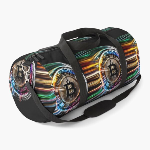 Item preview, Bitcoin logo in motion: An explosion of brilliance and energy. designed and sold by Jhuvel.