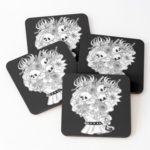 Item preview, Bouquet of flowers and skulls designed and sold by SOLORX.