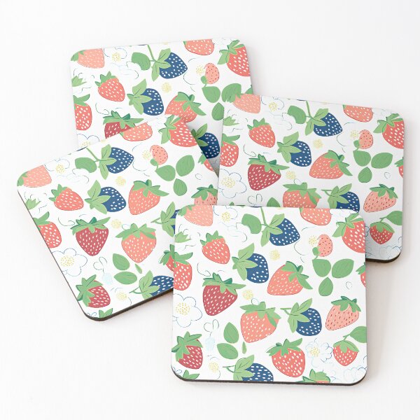 Item preview, Colorful Strawberries Fruit Pattern designed and sold by Wonder Of Light.
