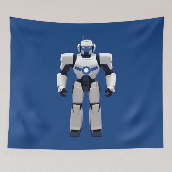 Item preview, White Robot with Antennas - Featured Illustration of a Stylish Automaton designed and sold by Mementium.