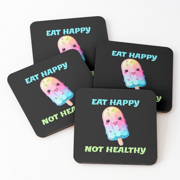 Item preview, Eat happy not healthy designed and sold by ArtHideaway.