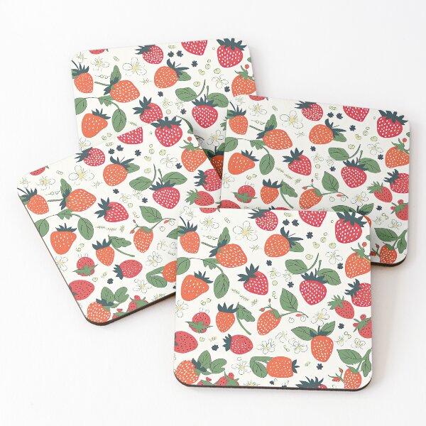 Item preview, Colorful Strawberries Fruit Pattern designed and sold by Wonder Of Light.