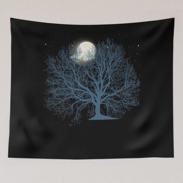 Item preview, Cool MapleTree with Beautiful Moon and Star lover Design designed and sold by lbouaissi001.