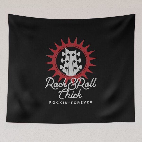 Item preview, Rock And Roll Chick Red Spike Logo designed and sold by SunnyStreet.