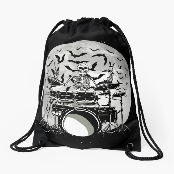 Item preview, Rock On Rock Star Concert Skeleton Drummer Punk Music Mens designed and sold by pipsmerch.