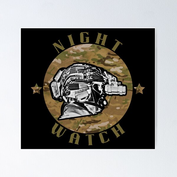 Logotipo De Vigilancia Nocturna