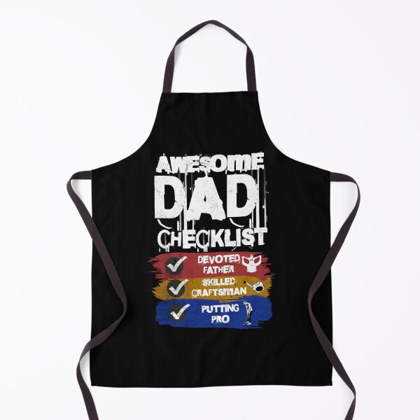 Item preview, AWESOME DAD CHECKLIST: Devoted Father, Skilled Craftsman, Putting Pro. designed and sold by Affyboss6.