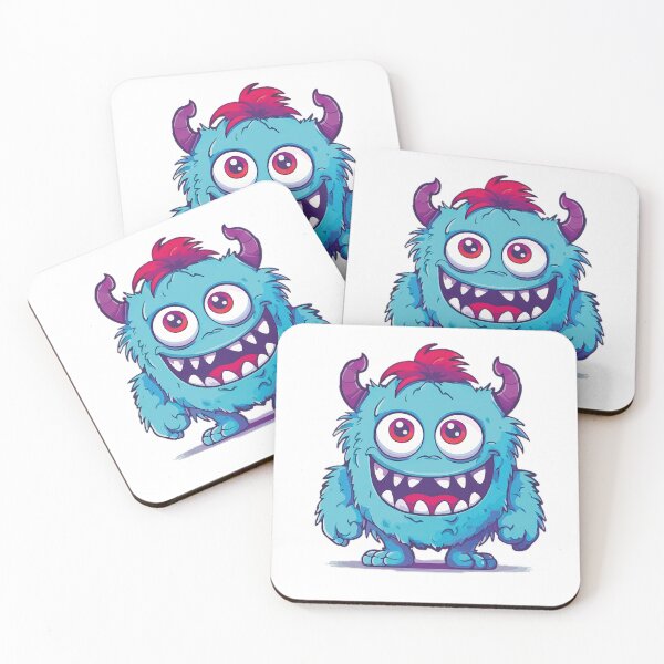 Item preview, Joyful Blue Cartoon Creature designed and sold by Paintings By Simon .