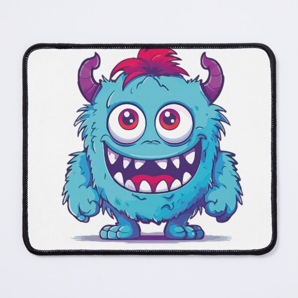 Item preview, Joyful Blue Cartoon Creature designed and sold by Paintings By Simon .