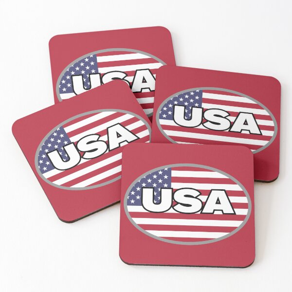 Item preview, USA Flag Oval 4th of July American Flag  designed and sold by Sunshine-Dreams.