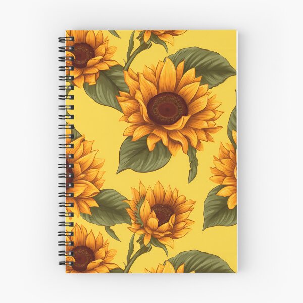 Aperçu de l'œuvre Tournesols jaunes mignons | Fleurs jaunes inspirées par la nature créée et vendue par BoredF.