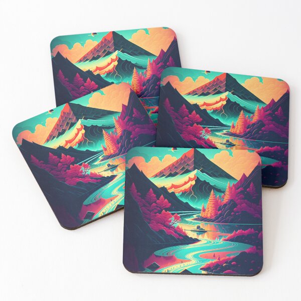 Item preview, Mountain Scene designed and sold by ArtFactoryAI.