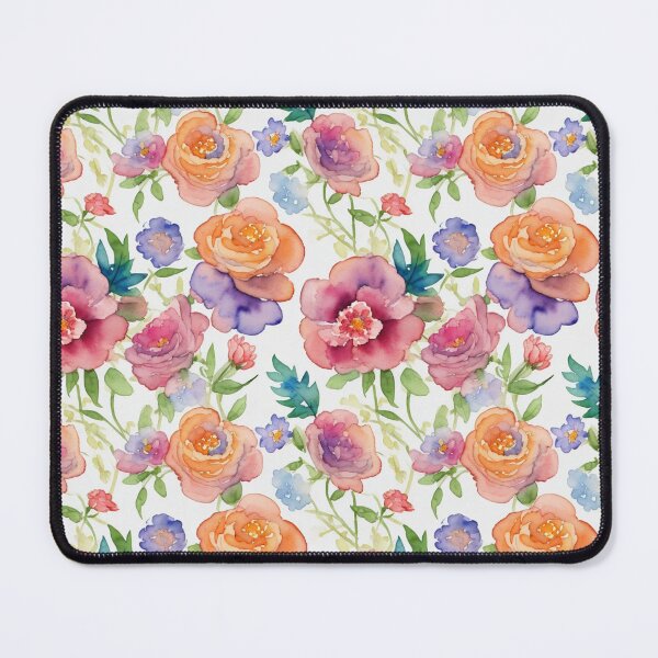 Item preview, Ethereal Blooms: Exquisite Watercolor Floral Seamless Pattern designed and sold by CelTopSkinz.