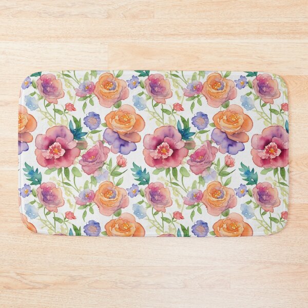 Item preview, Ethereal Blooms: Exquisite Watercolor Floral Seamless Pattern designed and sold by CelTopSkinz.