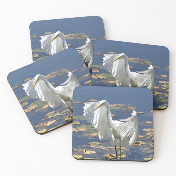 Item preview, Great Egret Lifting Its Wings designed and sold by Kathleen Brant.
