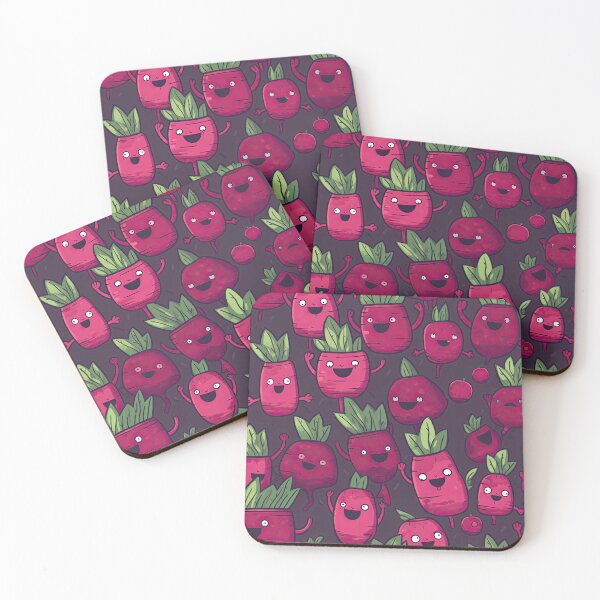 Item preview, Cute funny cartoon beet pattern designed and sold by Pinkbirdie.