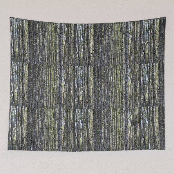 Item preview, Birch Trees and Green Leaves designed and sold by couragesings.
