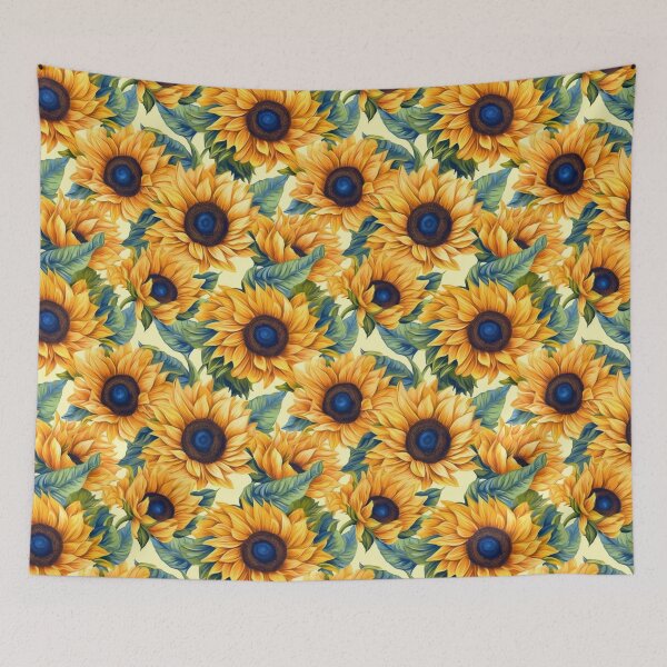 Item preview, Sunflower Cheerful Watercolor | Sunflowers Inspired By Nature | Blue Sunflower designed and sold by BoredF.