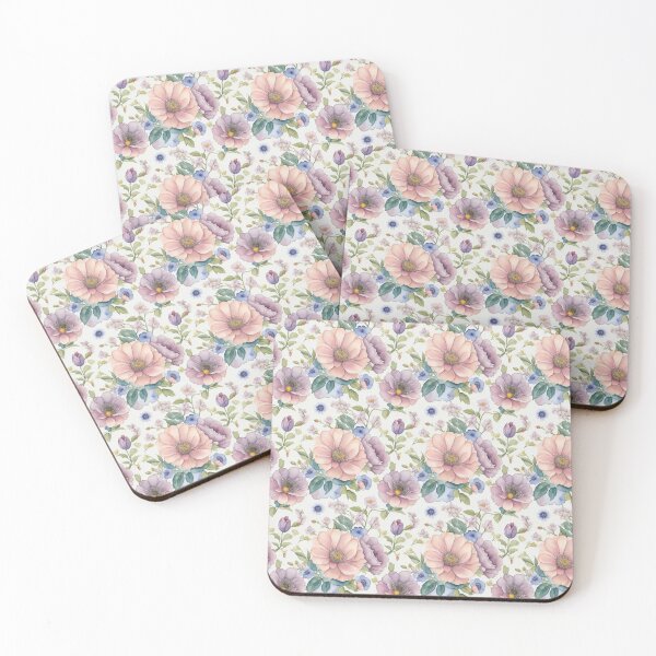 Item preview, Delicate Blooms: A Captivating Watercolor Floral Seamless Pattern designed and sold by CelTopSkinz.