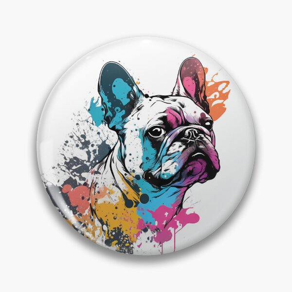 Item preview, French Bulldogs, Friendly Dogs designed and sold by MVDigitalArt.