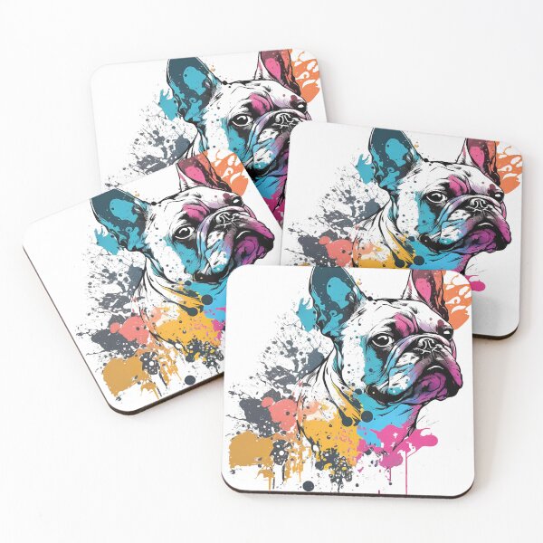 Item preview, French Bulldogs, Friendly Dogs designed and sold by MVDigitalArt.