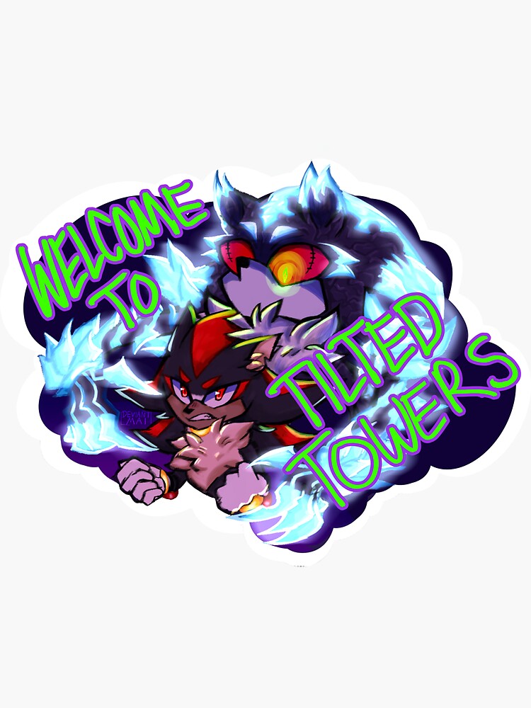 Mephiles The Dark Sonic 06 Sticker - Mephiles The Dark Sonic 06