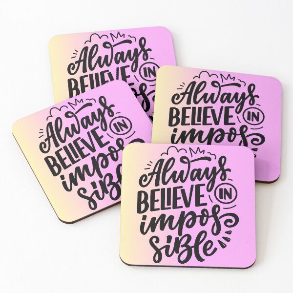 Item preview, Always believe in the impossible designed and sold by dollartrillz.