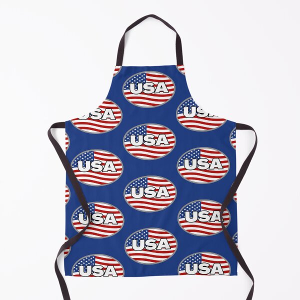 Item preview, USA Flag Oval 4th of July Wavy American Flag designed and sold by Sunshine-Dreams.