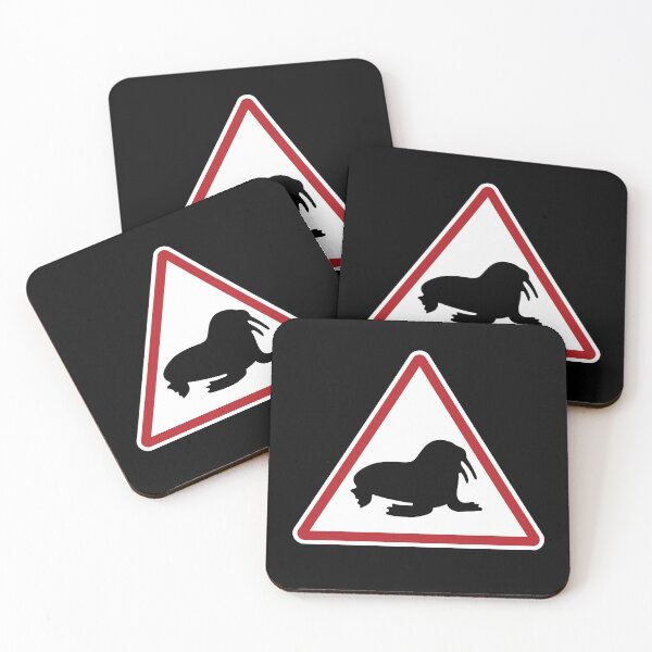 Item preview, Caution Walruses Sign EU designed and sold by twHistory.