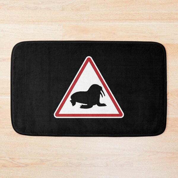 Item preview, Caution Walruses Sign EU designed and sold by twHistory.