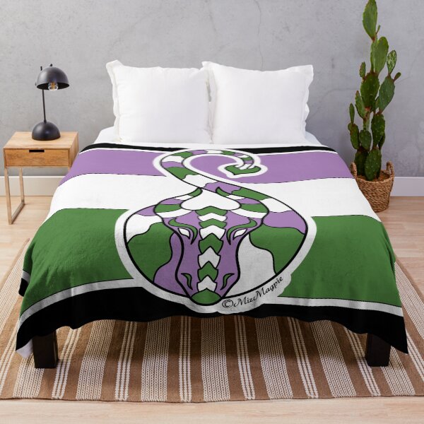 Item preview, Genderqueer Pride Dragon  designed and sold by MizMagpie.
