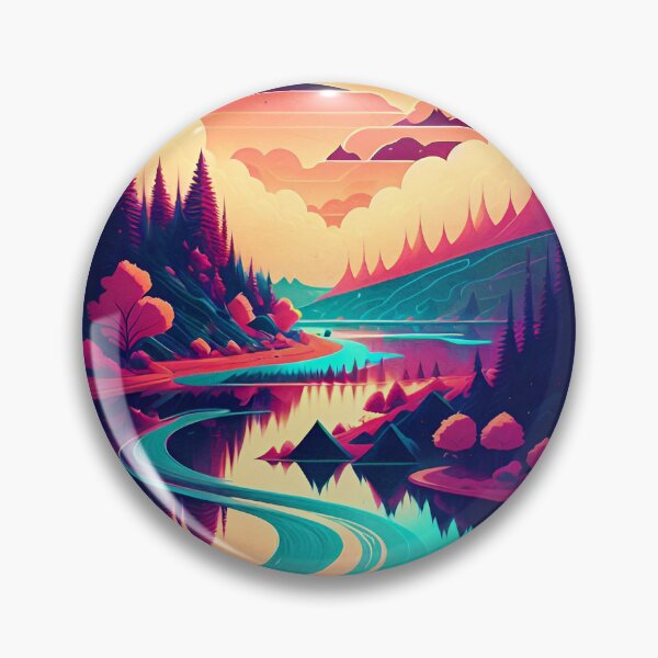Item preview, Mountain Scene designed and sold by ArtFactoryAI.