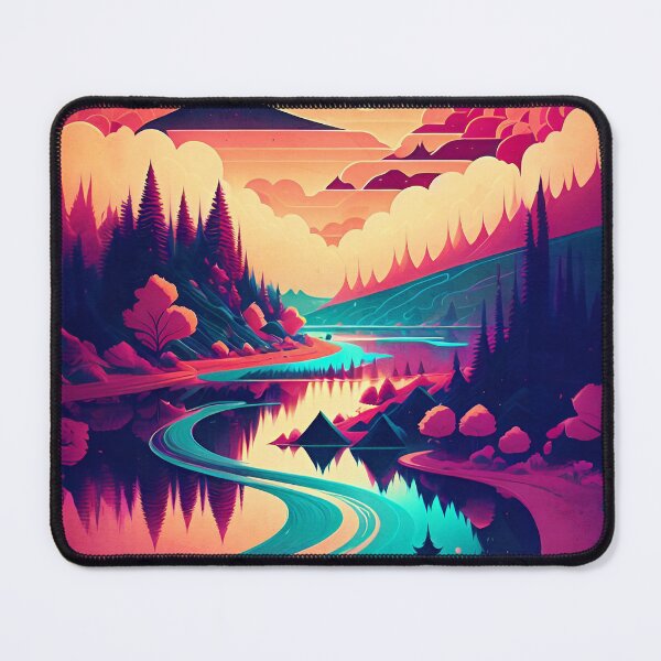 Item preview, Mountain Scene designed and sold by ArtFactoryAI.