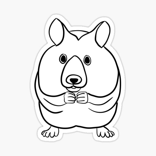 Item preview, Stick figure hamster  - Welshdesigns designed and sold by welshdesigns.