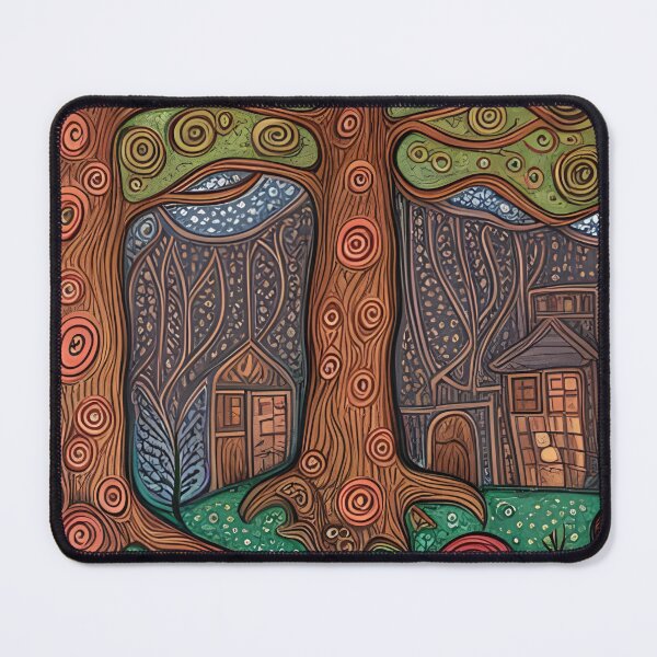 Item preview, Folk Forest Cottages designed and sold by EpicFoxArt.