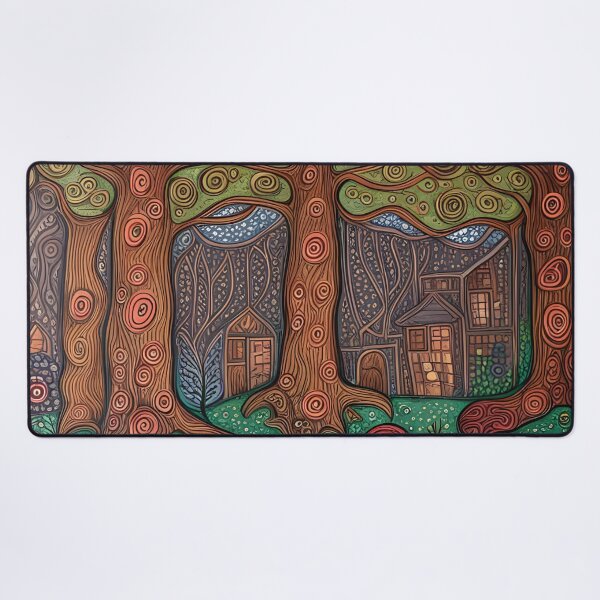 Item preview, Folk Forest Cottages designed and sold by EpicFoxArt.