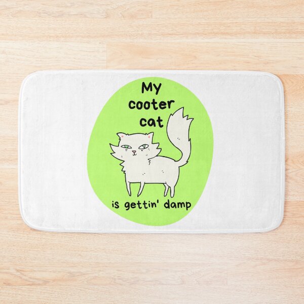 Item preview, Cooter Cat is Damp designed and sold by PixiesPlace.