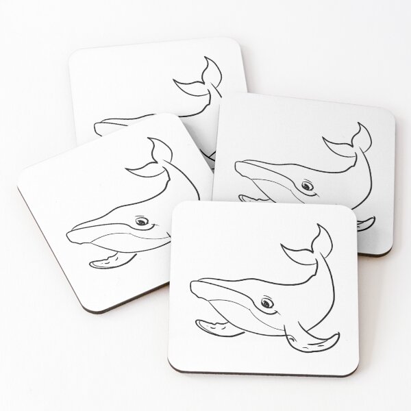 Item preview, Stick figure whale - Welshdesigns designed and sold by welshdesigns.