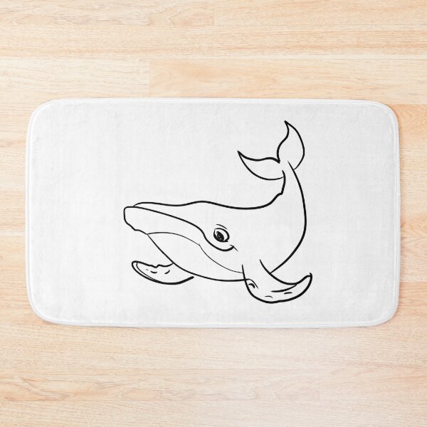 Item preview, Stick figure whale - Welshdesigns designed and sold by welshdesigns.