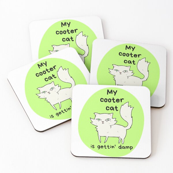 Item preview, Cooter Cat is Damp designed and sold by PixiesPlace.
