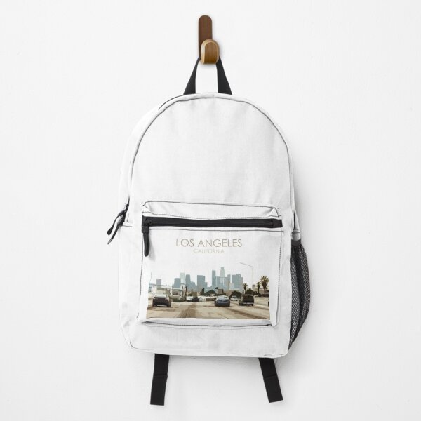 Item preview, Los Angeles California Highway Skyline USA Travel Print designed and sold by summattodraw.