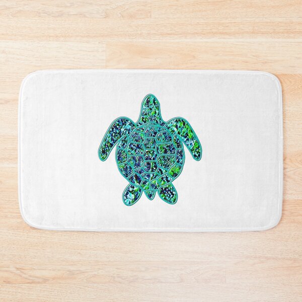 Item preview, Turtle in Emerald Coral designed and sold by SouthbyKeyWest.