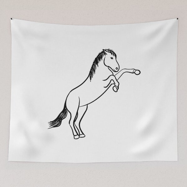 Item preview, Stick figure horse - Welshdesigns designed and sold by welshdesigns.