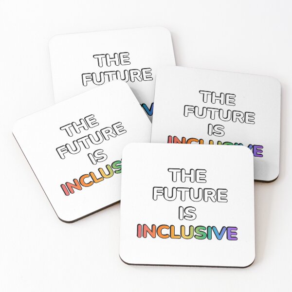 Item preview, The Future Is Inclusive - LGBT Gay Pride Rainbow designed and sold by Inspirationmotivation.
